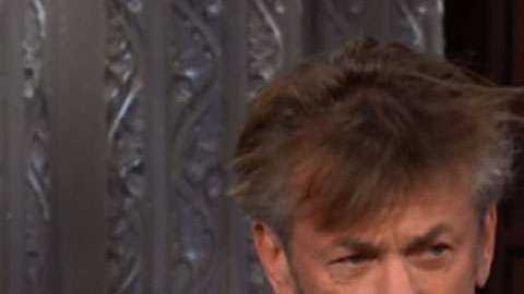 Sean Penn con Stephen Colbert