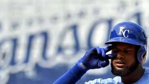 El dominicano Jorge Bonifacio fue suspendido 80 juegos por las Grandes Ligas al dar positivo.