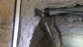 ICE ha detectado túneles, como el de la imagen en 2015, en San Diego.