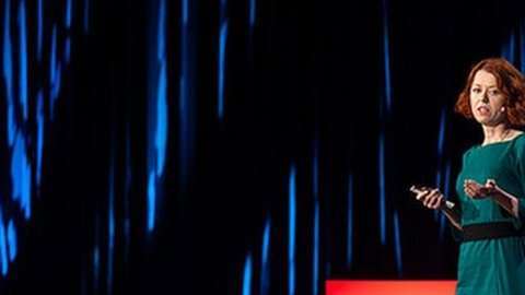 Olga Yurkova habló en el evento TED 2018 sobre la importancia de frenar las noticias falsas en Ucrania.