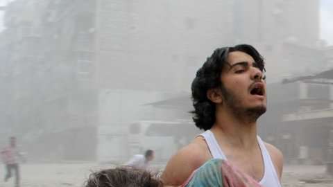 El ministro de relaciones exteriores dijo tener pruebas de que el ataque con armas químicas en Duma había sido un montaje de agentes extranjeros.