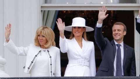 El presidente francés es el primer mandatario europeo en realizar una visita de estado a Washington bajo la presidencia de Trump.