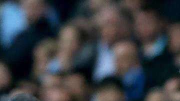 José Mourinho, técnico del Manchester United y Pep Guardiola, técnico del Manchester City