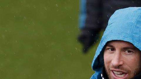 Sergio Ramos se metió al túnel de vestuarios del Santiago Bernabéu cuando cumplía una suspensión