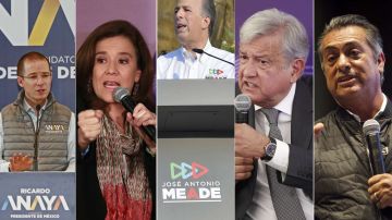 Los aspirantes presidenciales en México participarán en tres debates.