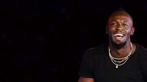 El jamaiquino Usain Bolt se divirtió en la ceremonia de clausura de los Juegos de la Commonwealth en Gold Coast, Australia. (Foto: EFE/EPA/DARREN ENGLAND)