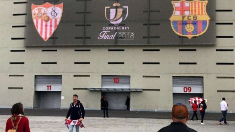 Sevilla y Barcelona disputan este sábado la final de la Copa del Rey, en el estadio Wanda Metropolitano