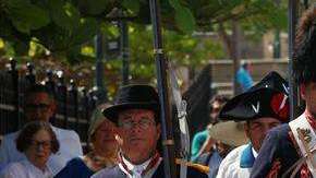 Recreación de la invasión de los ingleses a Puerto Rico. EFE