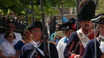 Recreación de la invasión de los ingleses a Puerto Rico. EFE