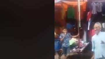 El hombre sorprendió a los presentes con sus pasos.