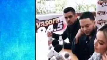 Chiquis Rivera y Lorenzo Méndez estuvieron juntos en una entrevista radial.