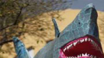 La muestra se basa en ocho especies en peligro que van desde reptiles hasta mamíferos marinos