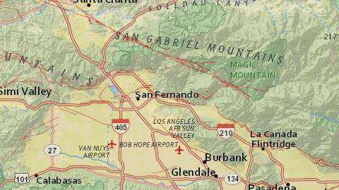La estrella señala el epicentro del sismo.