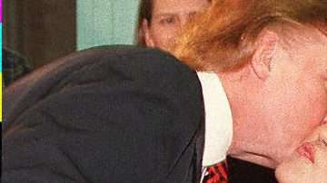 Alicia Machado y Donald Trump.