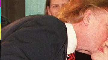 Alicia Machado y Donald Trump.