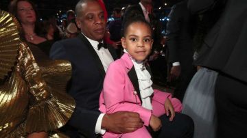 Jay Z con su pequeña Blue Ivy.