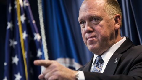 Thomas Homan dejará ICE en junio.