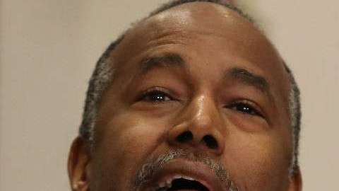 Ben Carson, secretario de Vivienda de Trump.  Mark Wilson/Getty Images