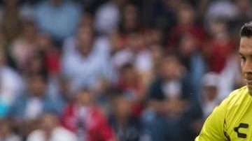 El portero del Veracruz Édgar Melitón Hernández libró con estilo los troleos de la afición toluqueña. (Foto: imago7/ Diego Ignacio Flores)