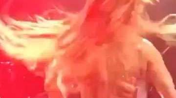 Jennifer López en la fiesta de Time 100.