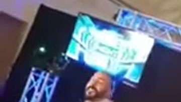 El luchador Devin Danger causó tremendo zafarrancho.