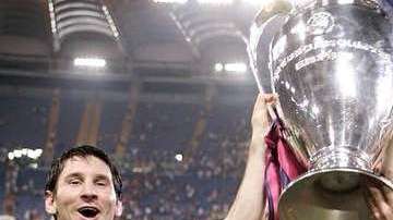 Messi y Andres Iniesta