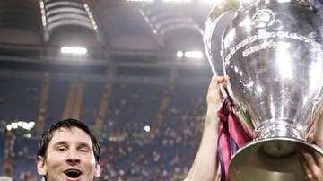 Messi y Andres Iniesta