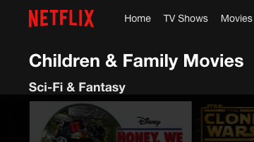 Ciencia ficción infantil en Netflix