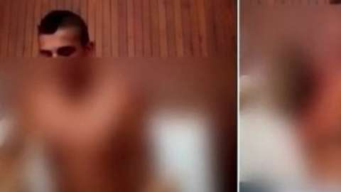 Imágenes que circulan del supuesto encuentro sexual entre un joven y su suegra.