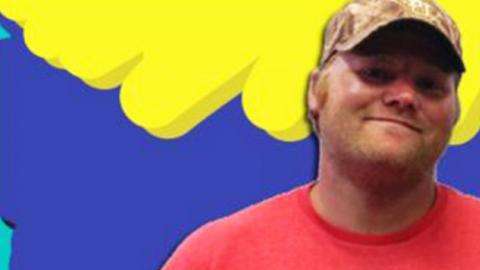 Bryan Cureington tuvo mucha suerte de recuperar el boleto ganador..