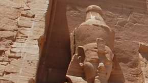 El Templo de Abu Simbel.