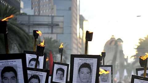 El 26 de septiembre de 2014 desaparecieron 43 estudiantes de Iguala.