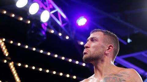 Lomachenko celebra su triunfo. EFE