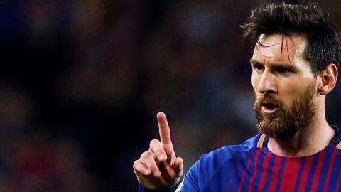 Leo Messi enfurecido. EFE