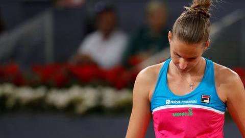 Karolina Pliskova protestó un punto que no le concedieron