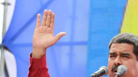 Maduro durante un acto electoral en Táchira.