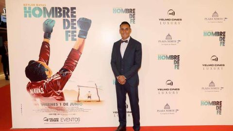 Keylor Navas estrenó su película "Hombre de Fe"