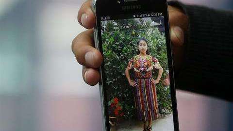 La inmigrante guatemalteca Claudia Patricia Gómez. EFE