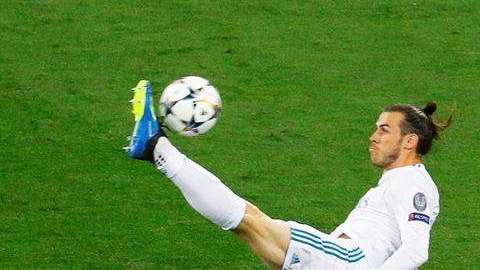 Gareth Bale anotó de chilena. EFE