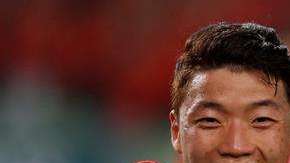 Moon Seonmin celebra su gol ante Honduras en partido amistoso celebrado en Daegu este lunes. (Foto: EFE/ Jeon Heon-kyun)