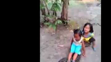 Usuarios de redes expresaron preocupación por la seguridad de las menores.