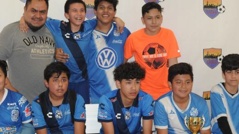 El equipo Puebla se quedó con el tercer lugar de la categoría 2004 en Copa La Raza. Foto Javier Quiroz (Javier Quiroz / La Raza)