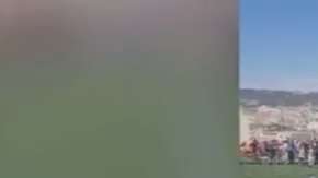 El derrumbe de la grada dejó once heridos, entre ellos dos menores de edad