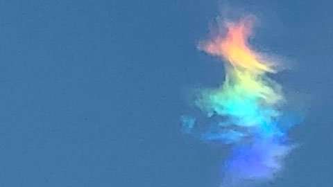 Un arco iris de fuego en Kentucky.