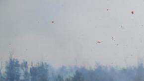 Una fisura por donde emerge lava.