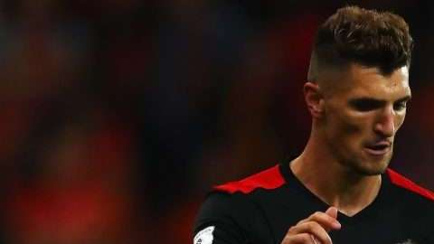 El jugador belga Thomas Meunier del PSG francés.  (Foto: Dean Mouhtaropoulos/Getty Images)