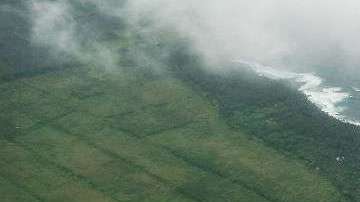 Los flujos de lava llegaron al océano y crearon nubes conocidas como "laze".