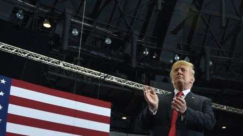 Donald Trump en Nashville. NICHOLAS KAMM/AFP/Getty Images