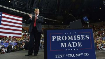 Donald Trump en Nashville. NICHOLAS KAMM/AFP/Getty Images