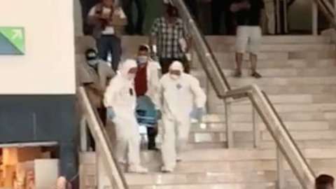 Momentos de tensión se vivió en el aeropuerto de Hermosillo.